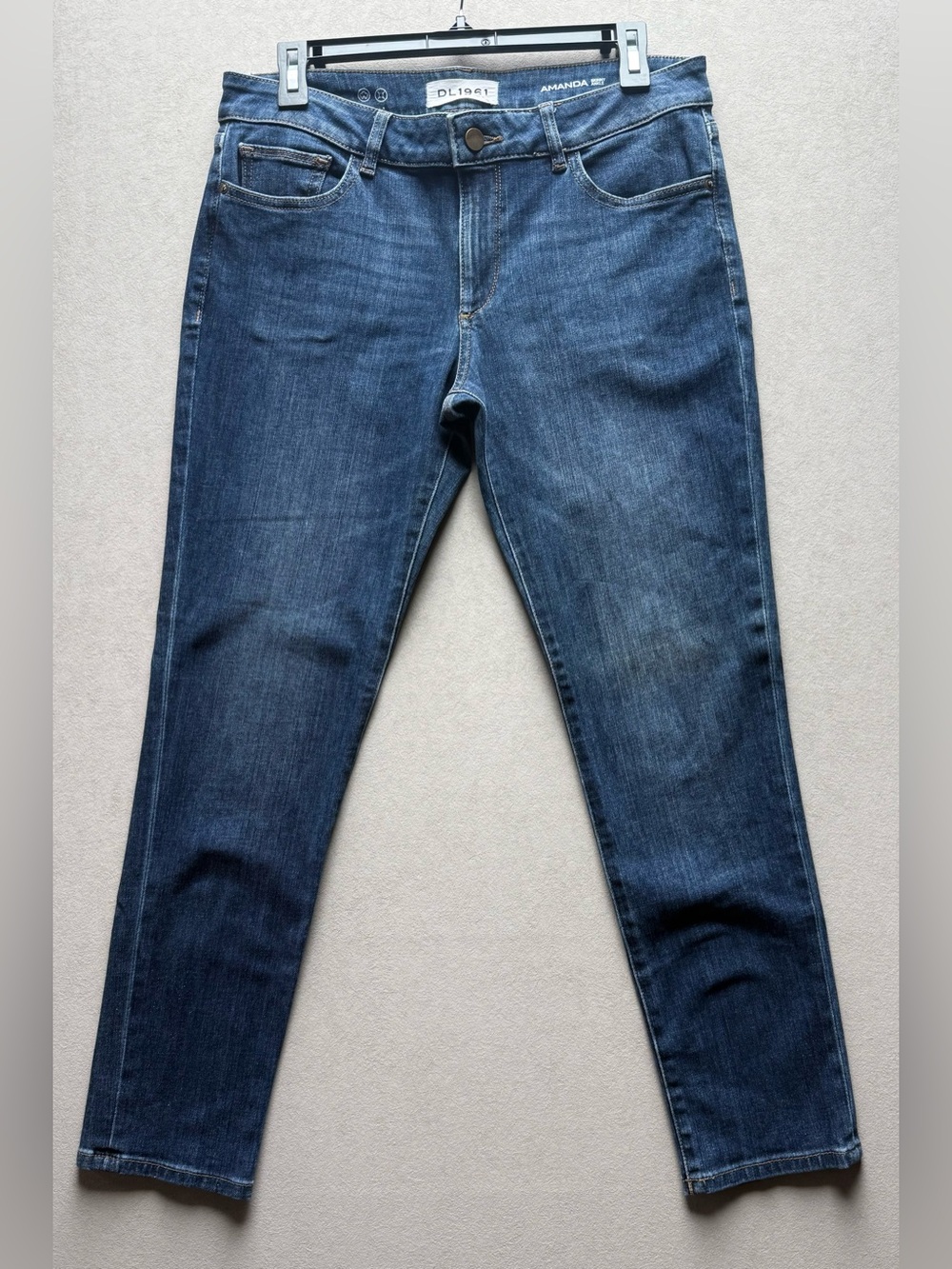 DL1961 Amanda Skinny Jeans in Dark Blue Wash